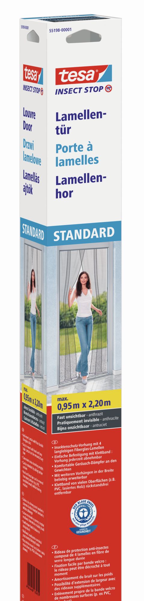 Cortina Standard Negra 2,2m x 0,95m