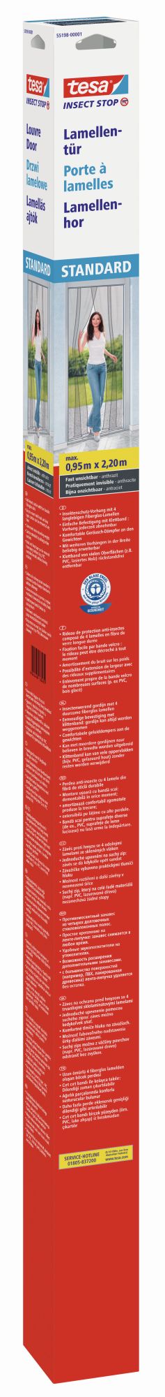 Cortina Standard Negra 2,2m x 0,95m