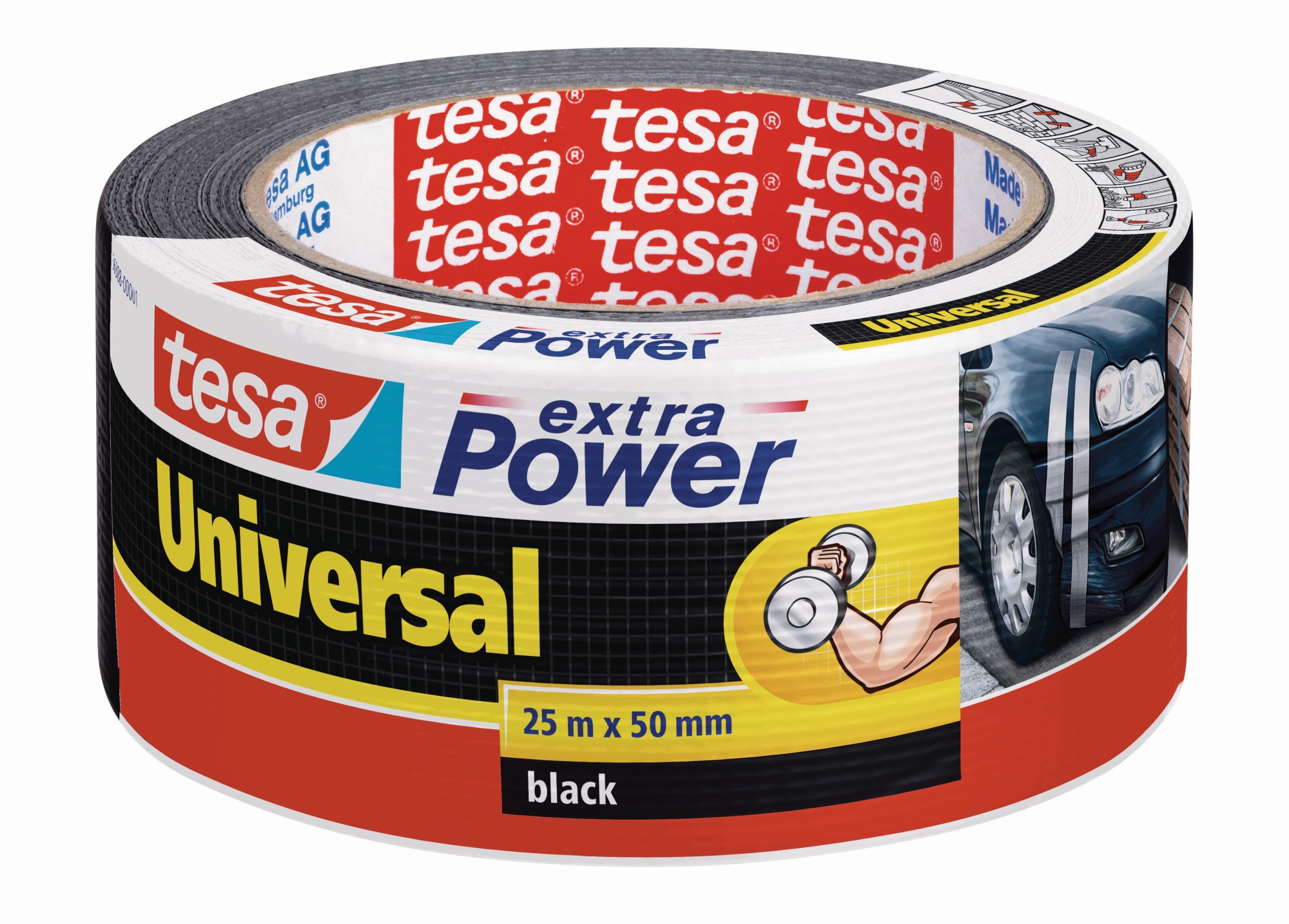 tesa 56388  Extra Power Universal -  25m x 50mm Negro