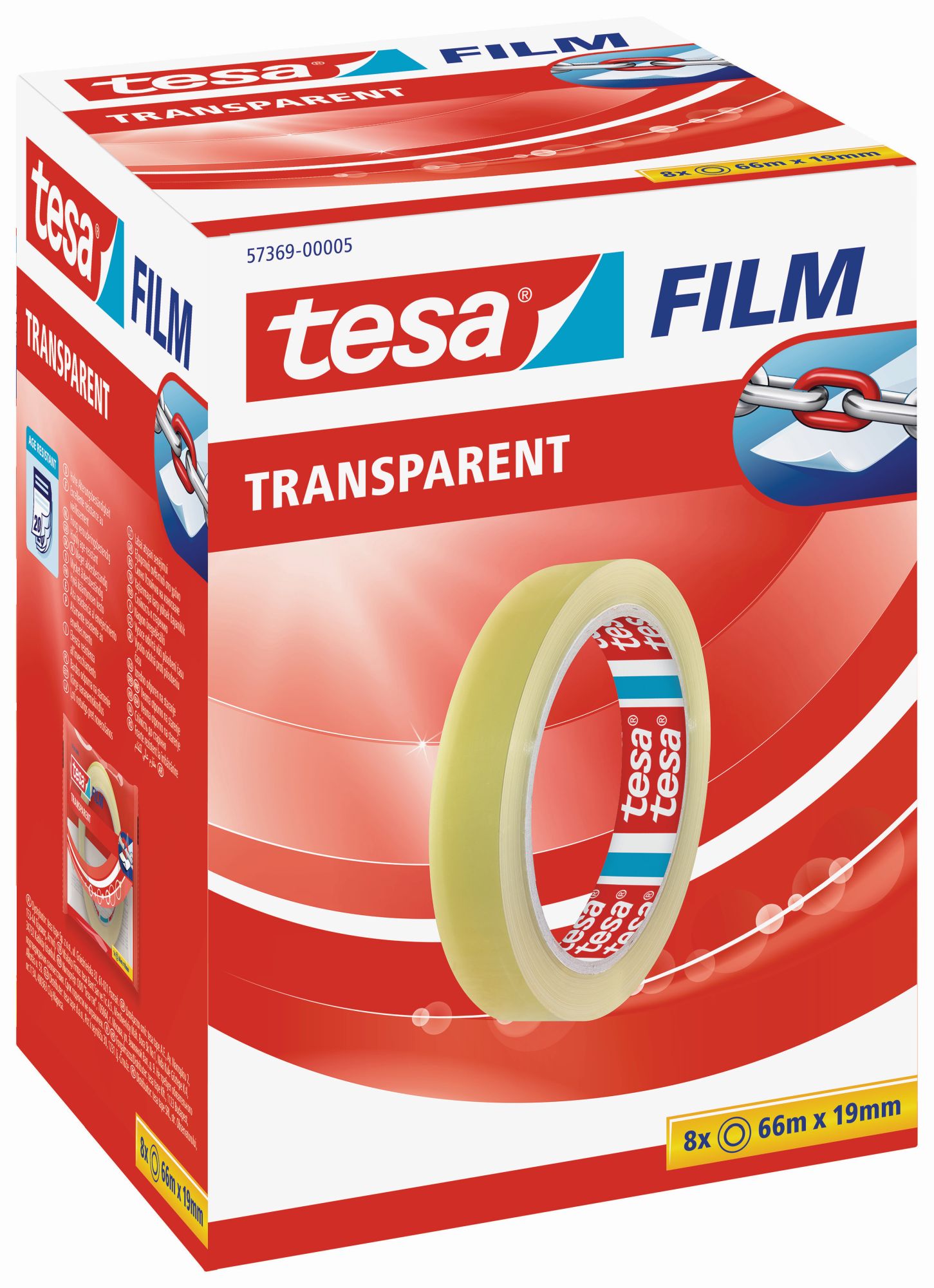 Transparent Film. Pega fuerte y seguro - Flow Pack -