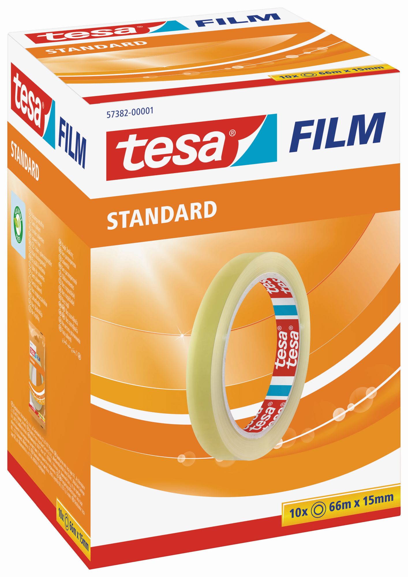 tesafilm Standard - Flow Pack - 66m x 15mm