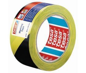 tesa 60760 cinta señalización, 33m:50mm, amarillo-negro