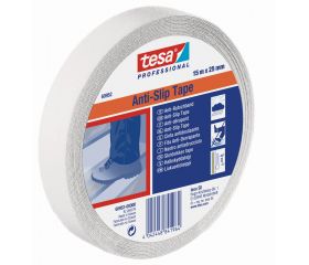 tesa 60952 cinta antideslizante, 15m:25mm, transparente