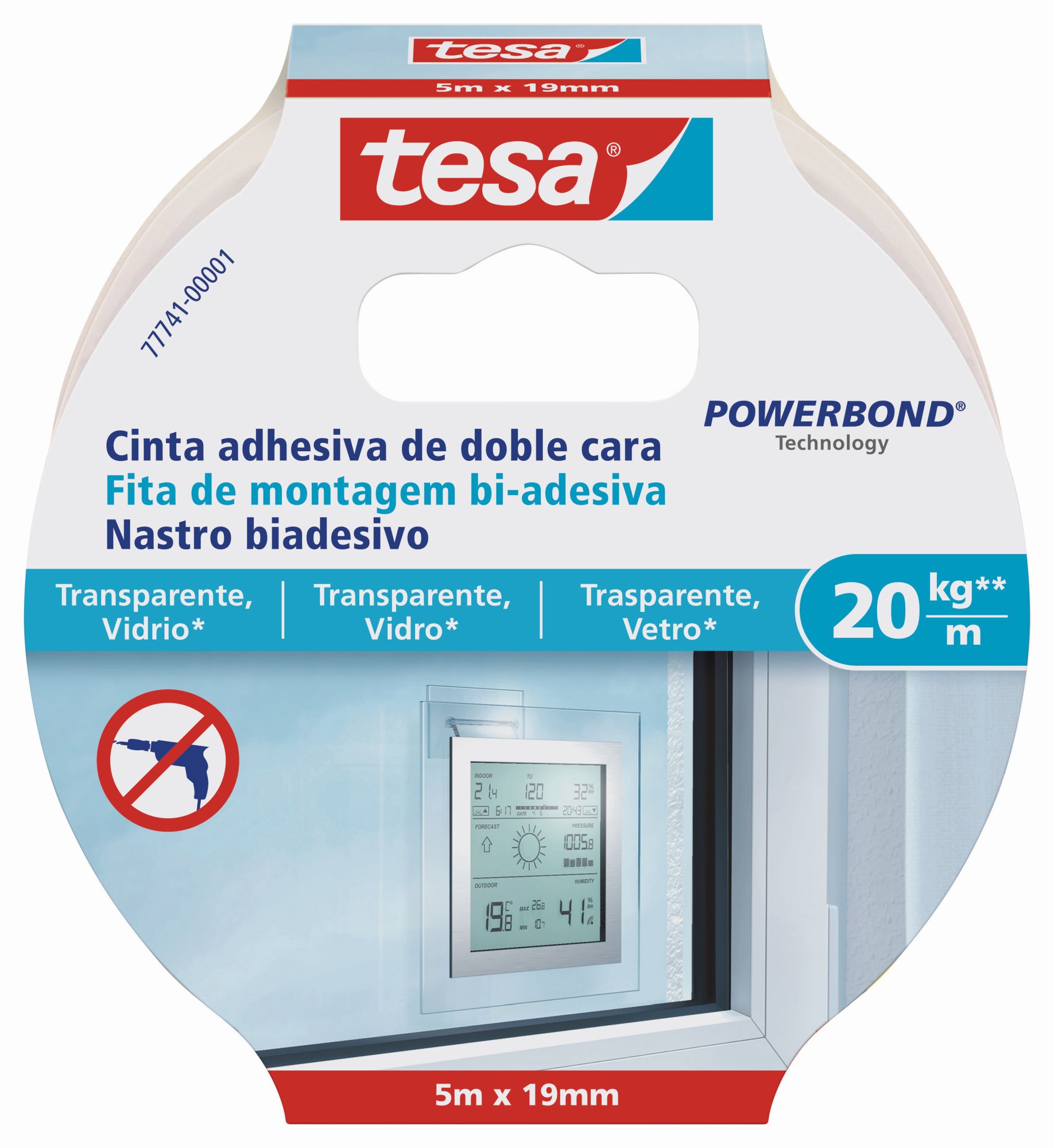 SMS Cinta D/C Powerbond 5x19mm Transp