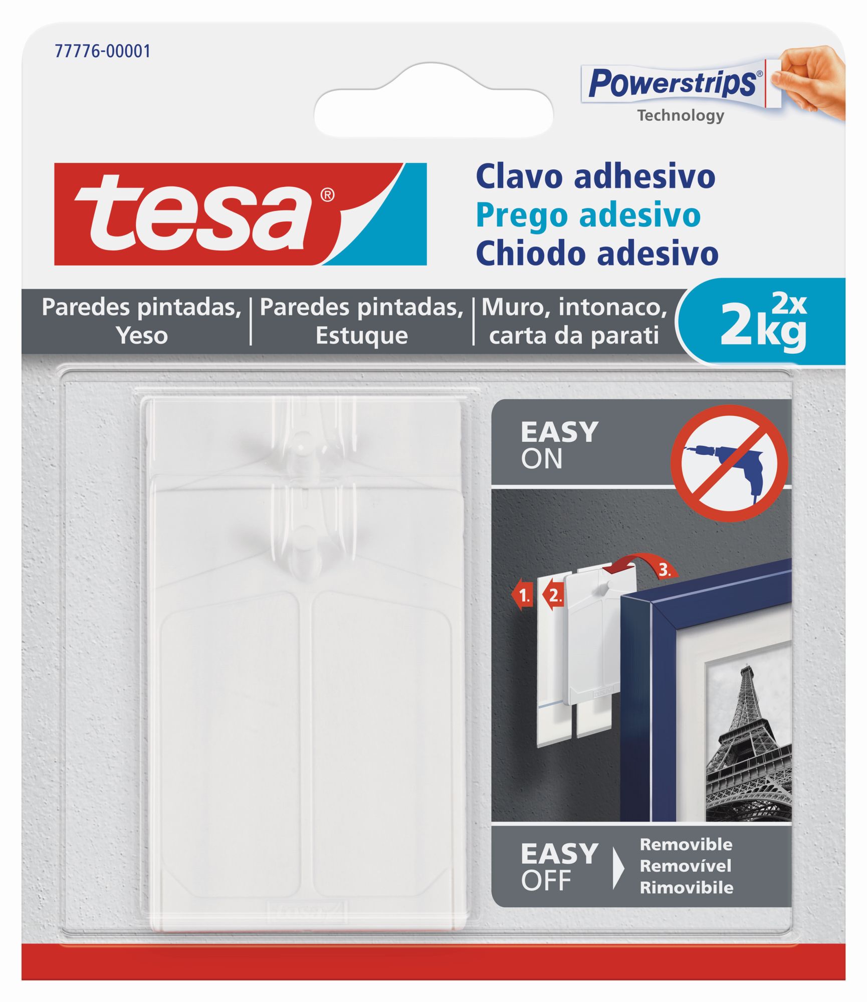 SMS Clavo Adhesivo hasta 2Kg Pared Pintada