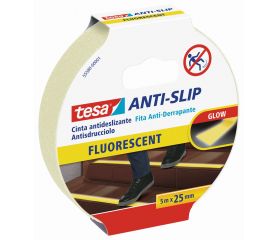 Cinta antideslizante 5m x 25mm fluorescente