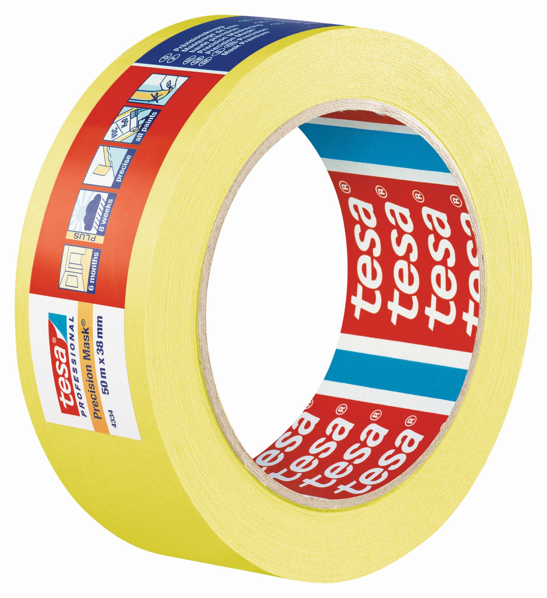 tesa 4334 Precision Mask, 50m x 25mm