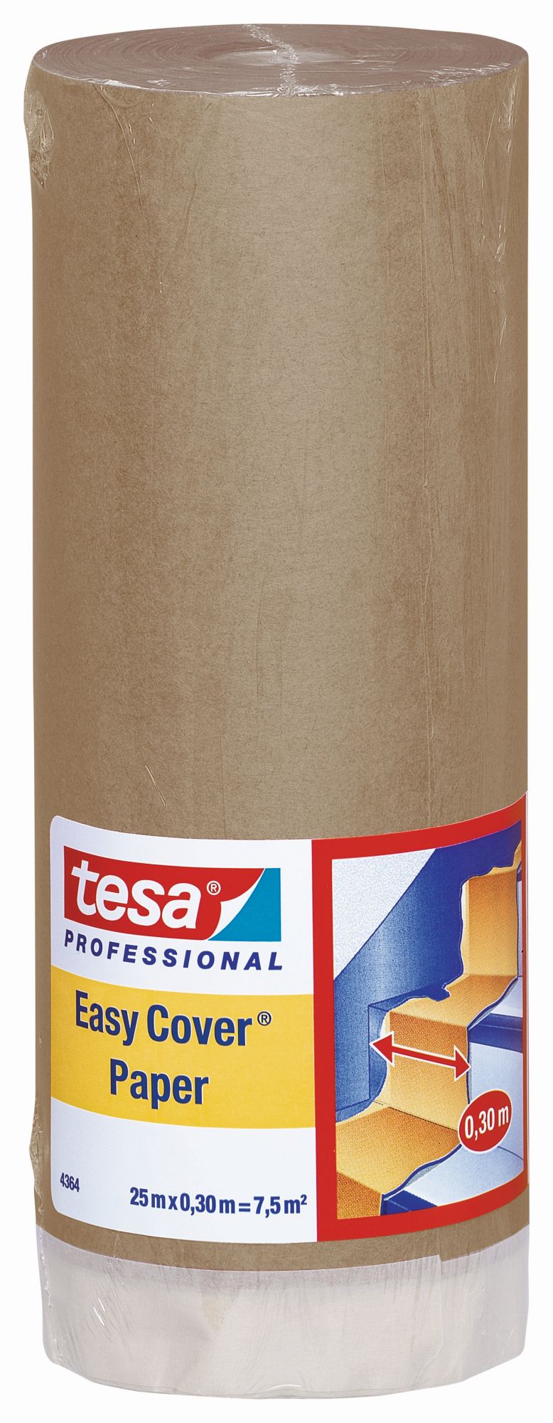 tesa 4364 Easy Cover Papel, 25m x 300mm