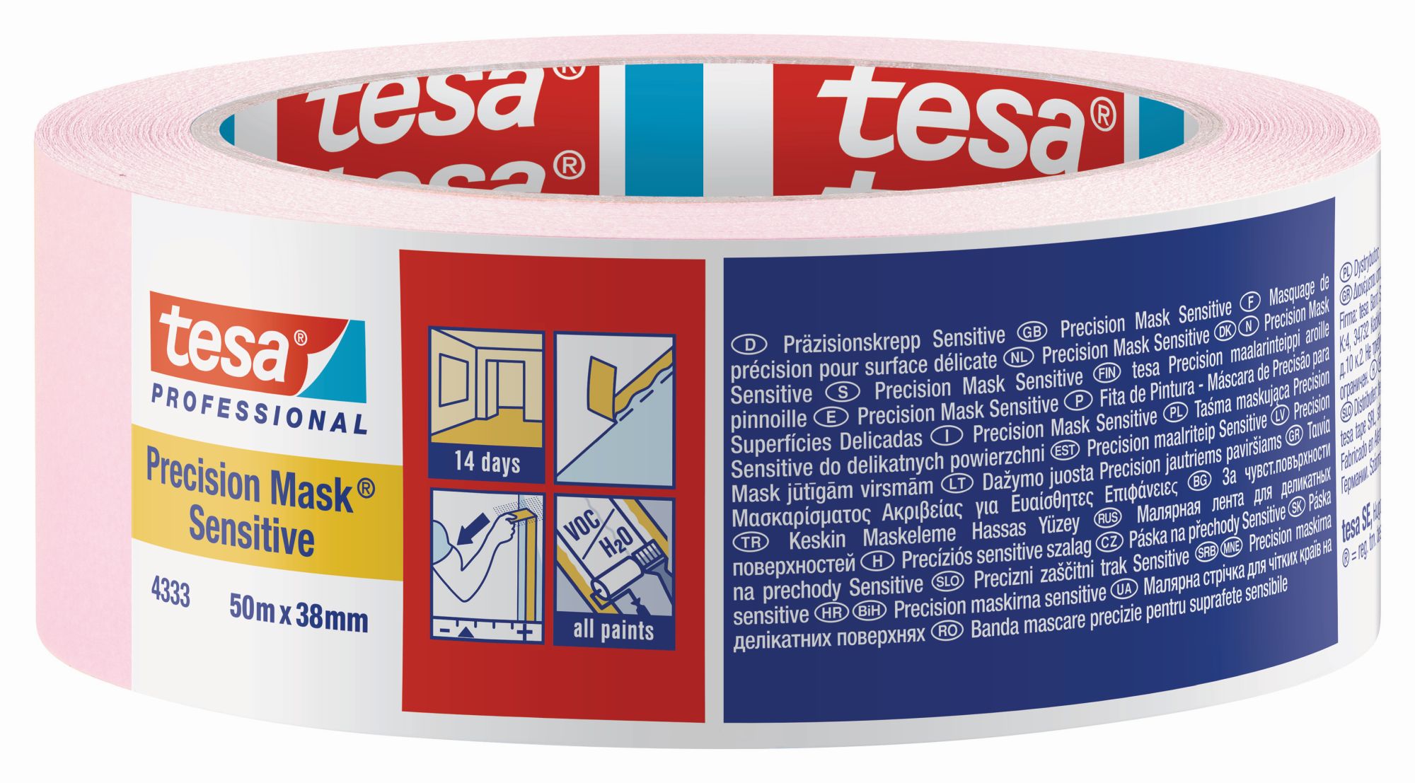 tesa 4333 Precision Mask Sensitive, 50m x 38mm