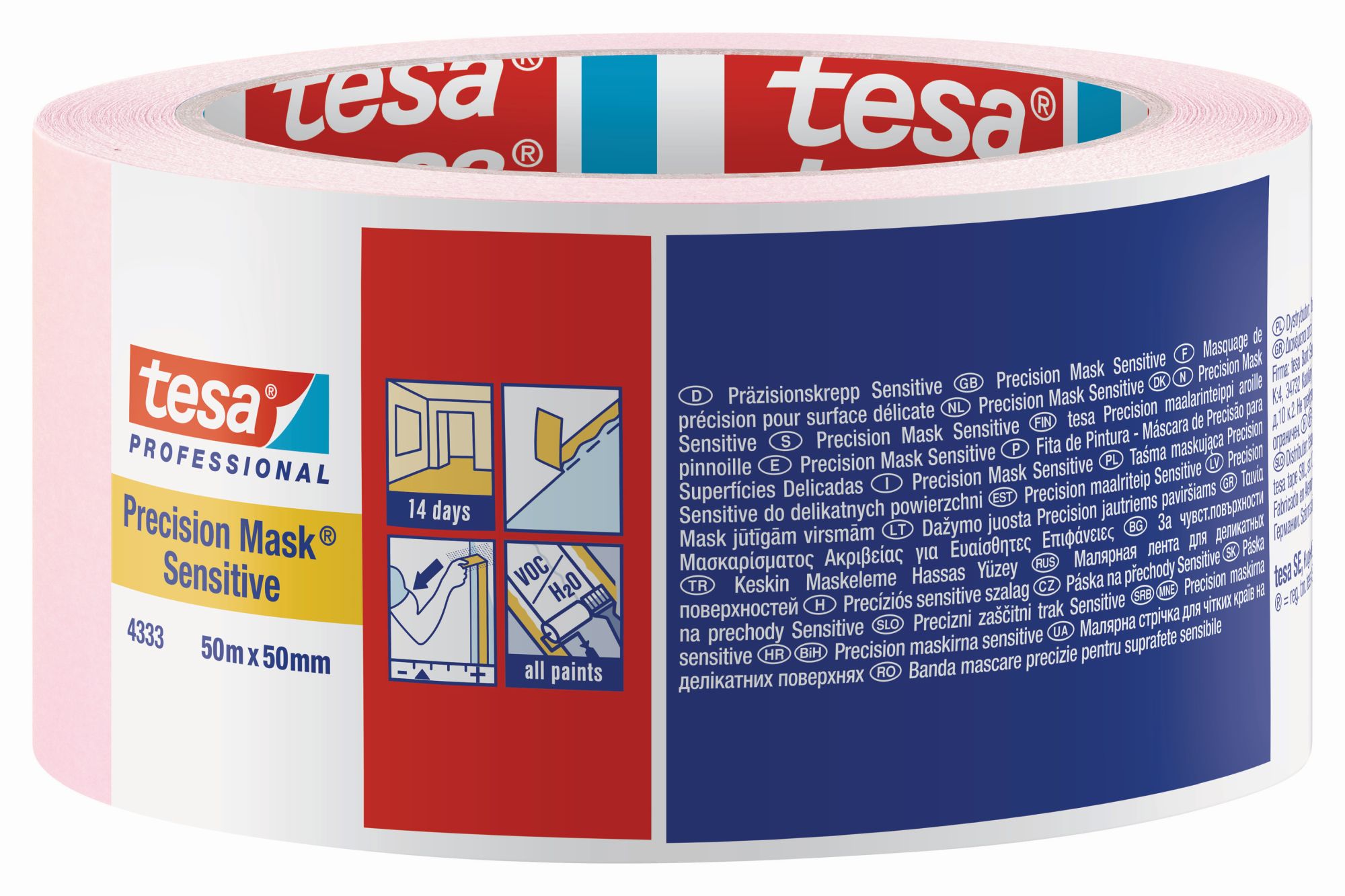 tesa 4333 Precision Mask Sensitive, 50m x 50mm