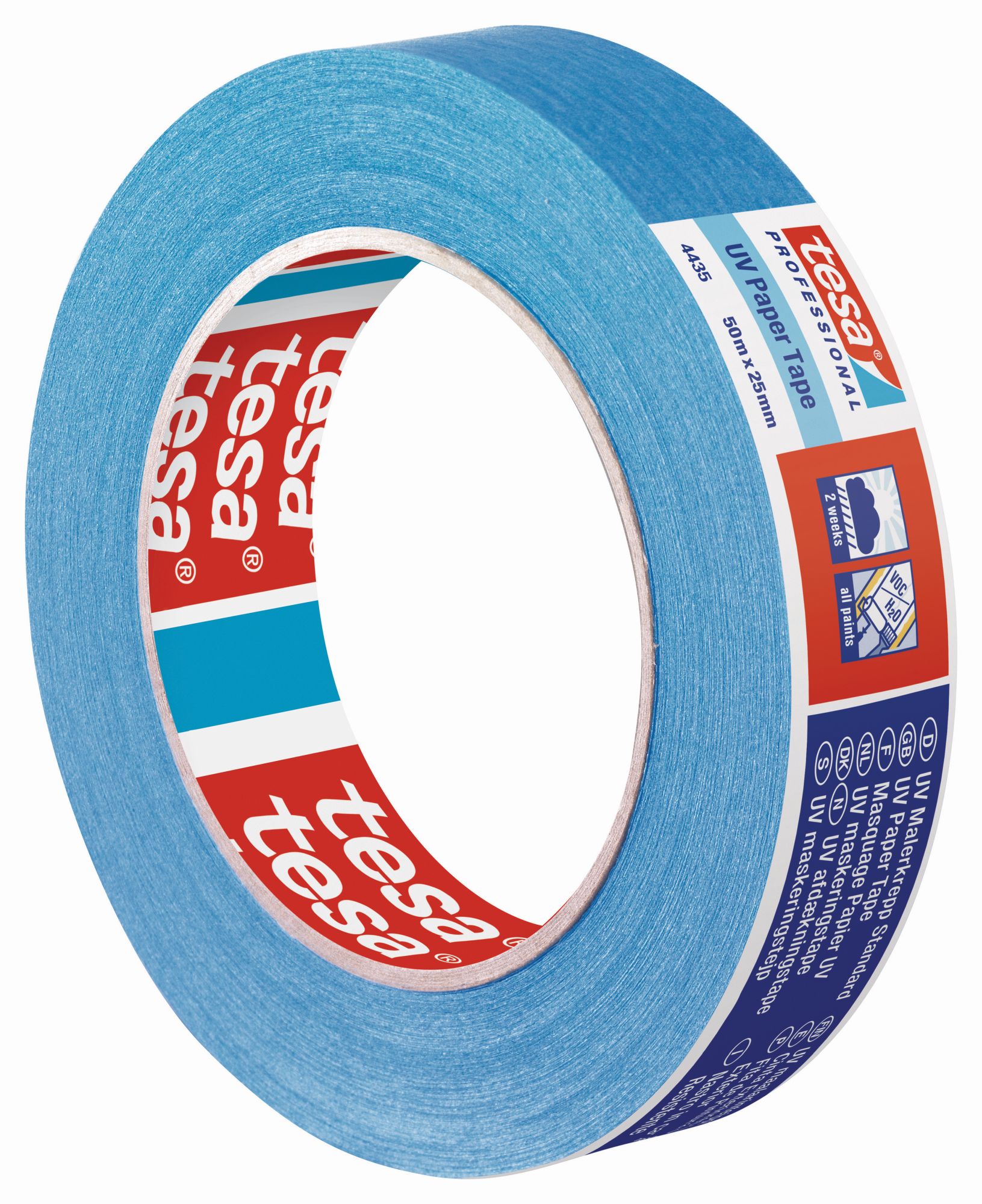 tesa 4435 Pintura en Exteriores (2 semanas), 50m x 25mm