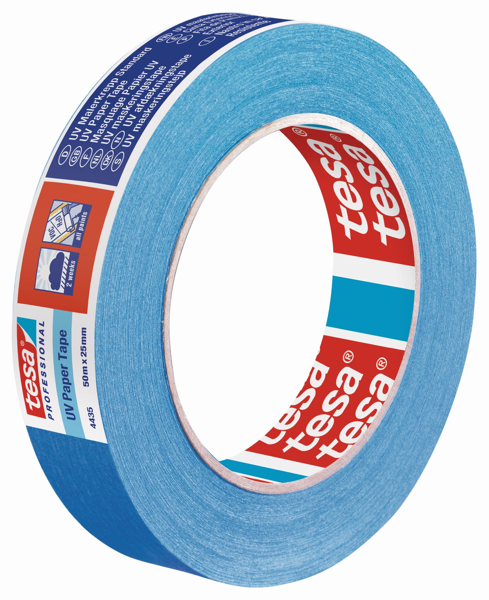 tesa 4435 Pintura en Exteriores (2 semanas), 50m x 25mm