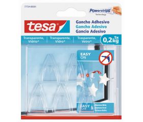 SMS 5 Ganchos Adhesivos Deco Transparentes hasta 0,2Kg
