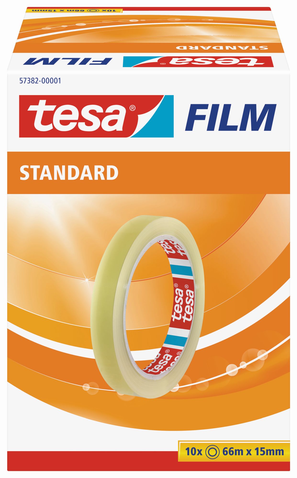 tesafilm Standard - Flow Pack - 66m x 15mm