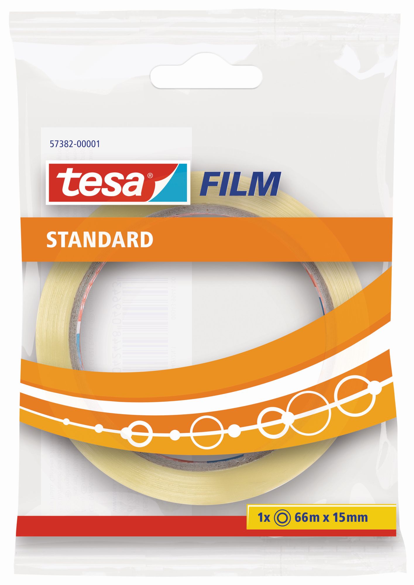 tesafilm Standard - Flow Pack - 66m x 15mm