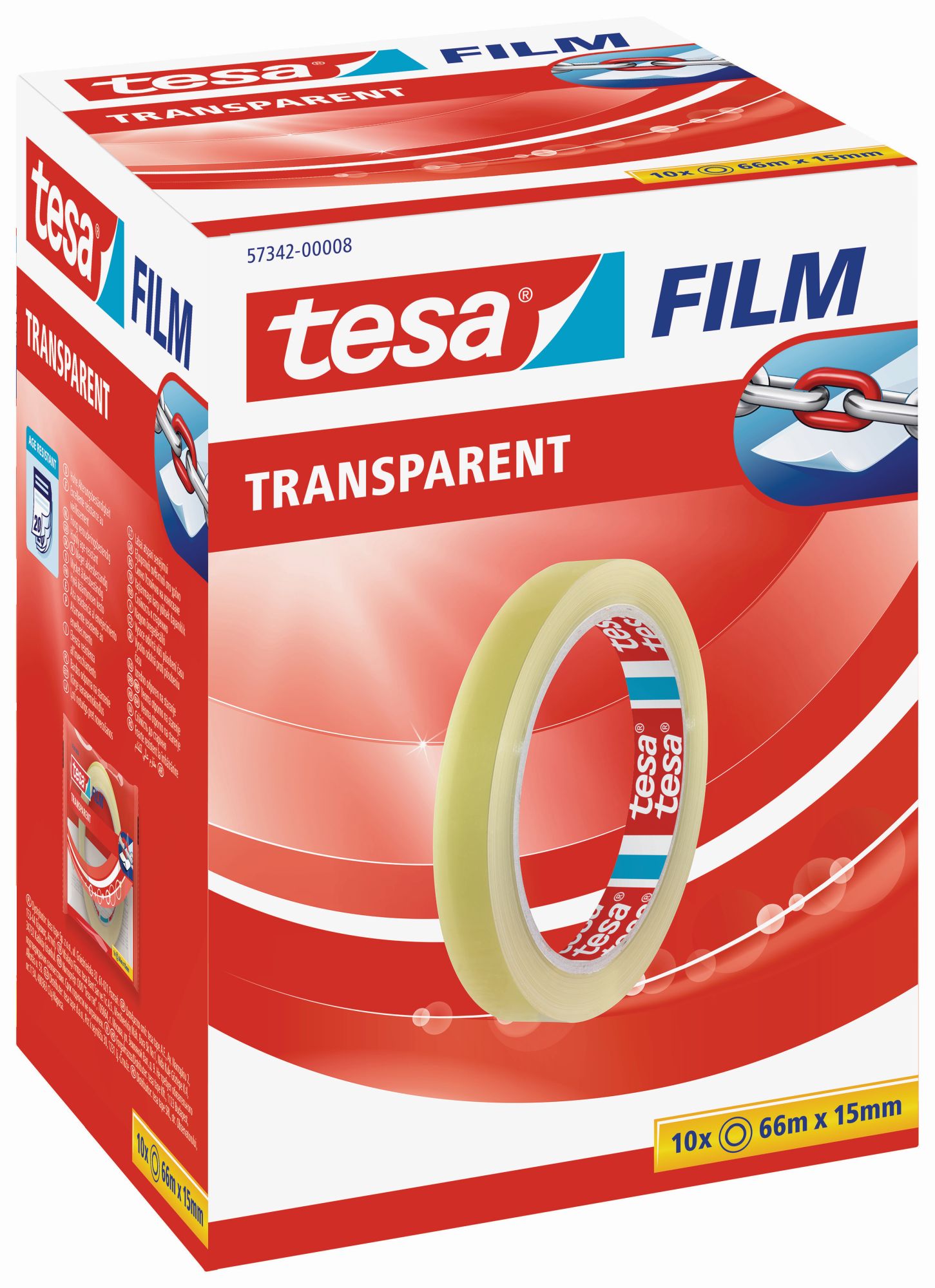 Transparent Film. Pega fuerte y seguro - Flow Pack -