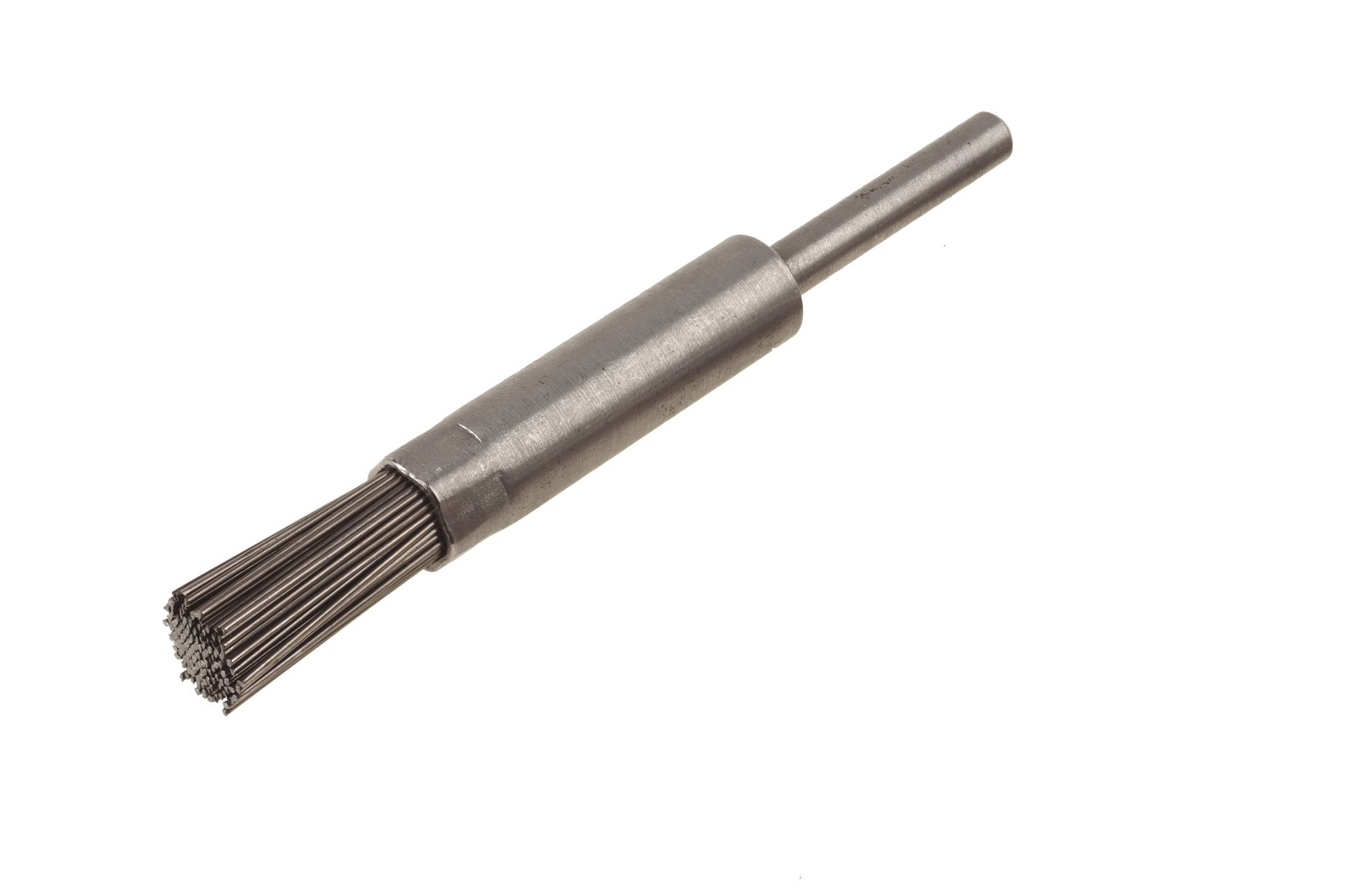 Cepillo Pencil diam. 10, acero gris 0,80mm, espiga 6,35mm