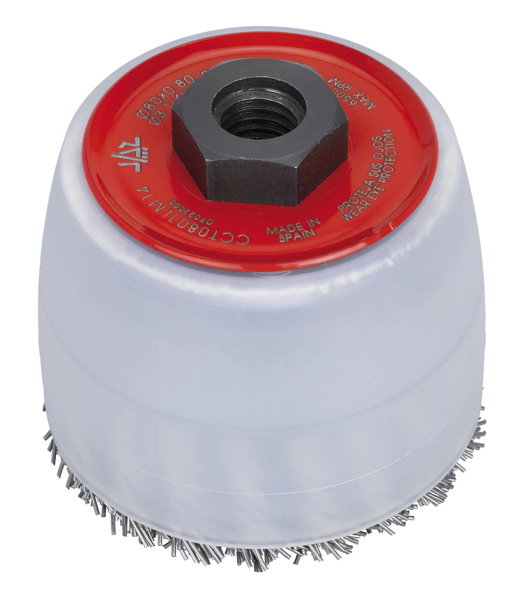 Cepillo de control alambre trenzado CCT