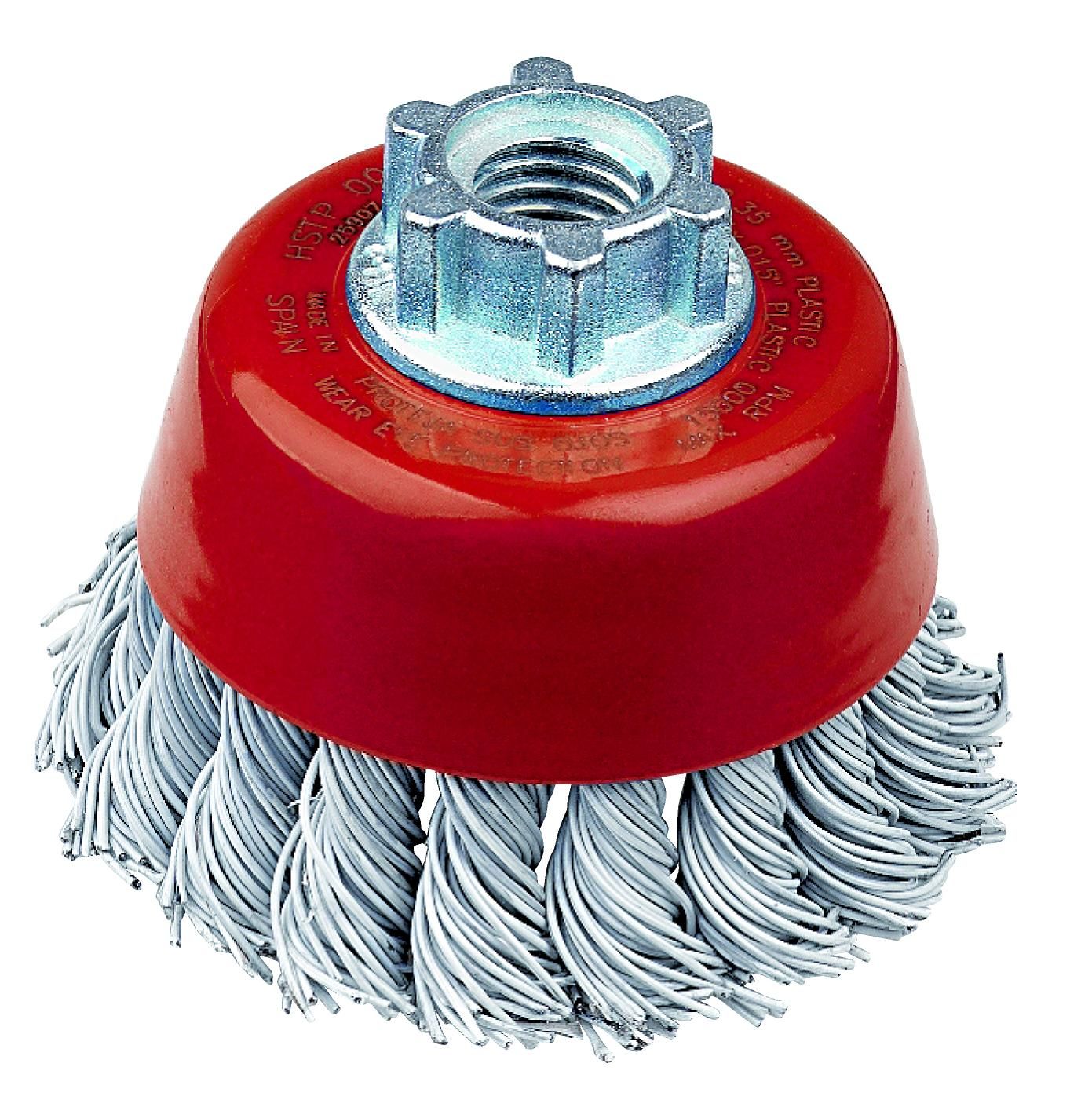 Cepillo taza alambre trenzado HSTP