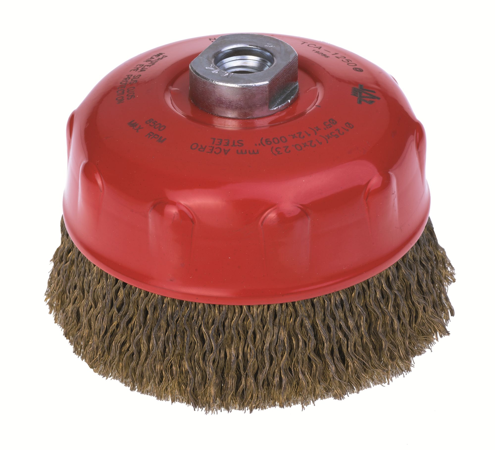 Cepillo taza alambre cableado TCA