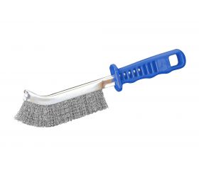 Cepillo Manual Universal, ancho 16, long. Total 225, long. Útil 123, acero inoxidable 0,30mm, mango de plastico