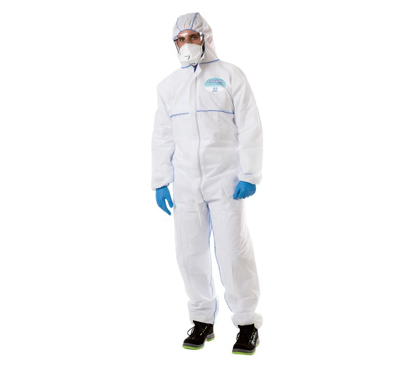 Buzos desechables 1188B56 STEELGEN S  Blanco (50 unid.)