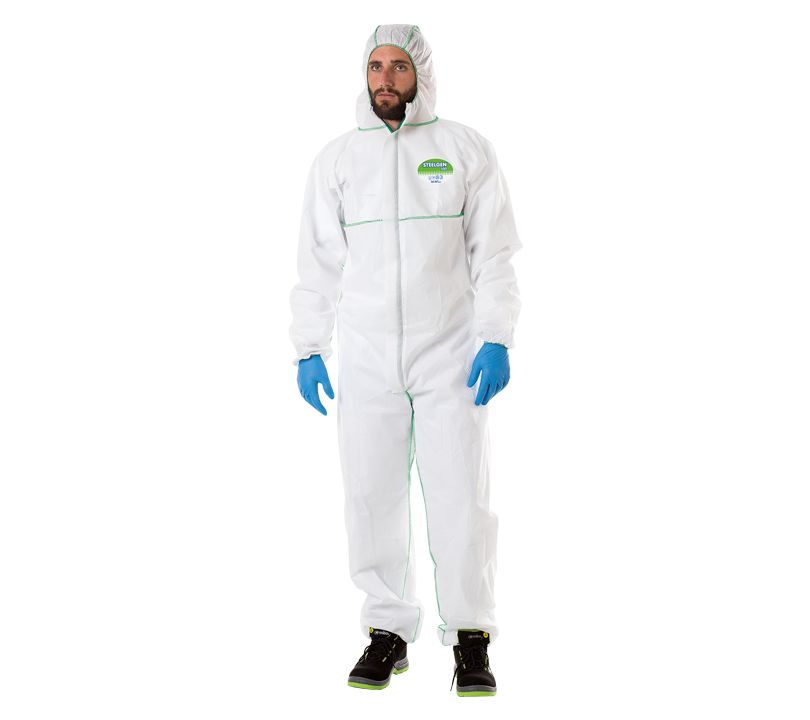 Buzos desechables 1188B56A STEELGEN S  Blanco (50 unid.)
