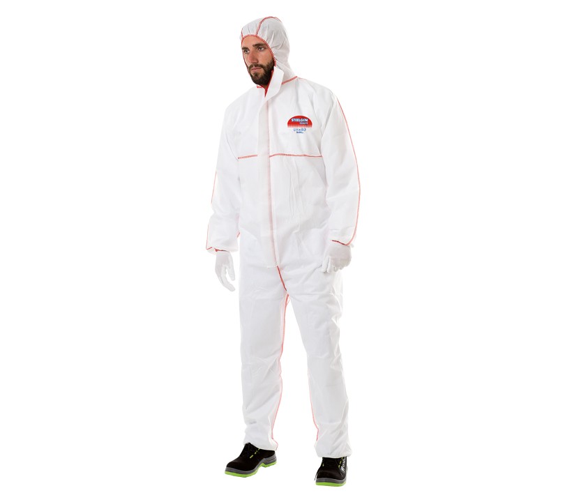 Buzos desechables 1188B56FR STEELGEN S  Blanco (25 unid.)