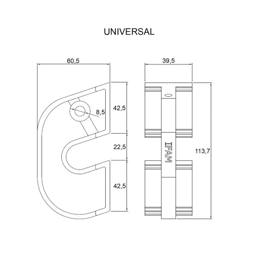 Bloqueo interruptor magnetotérmico universal