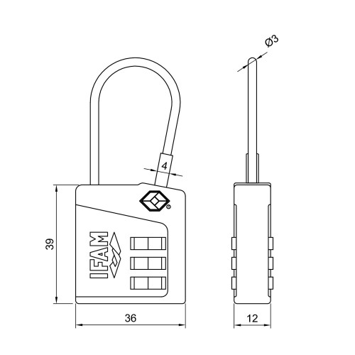 Serie TRYPLOCK CABLE