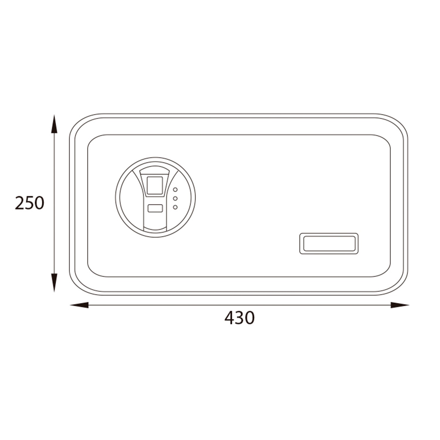 Safestone 430 huella amarillo