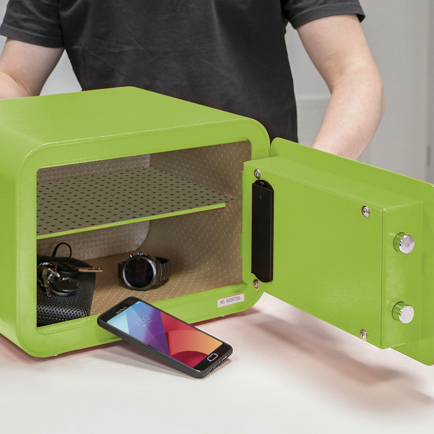 Safestone 430 huella azul-blanco