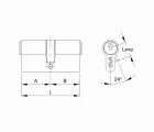 Cilindro D3040LC blister