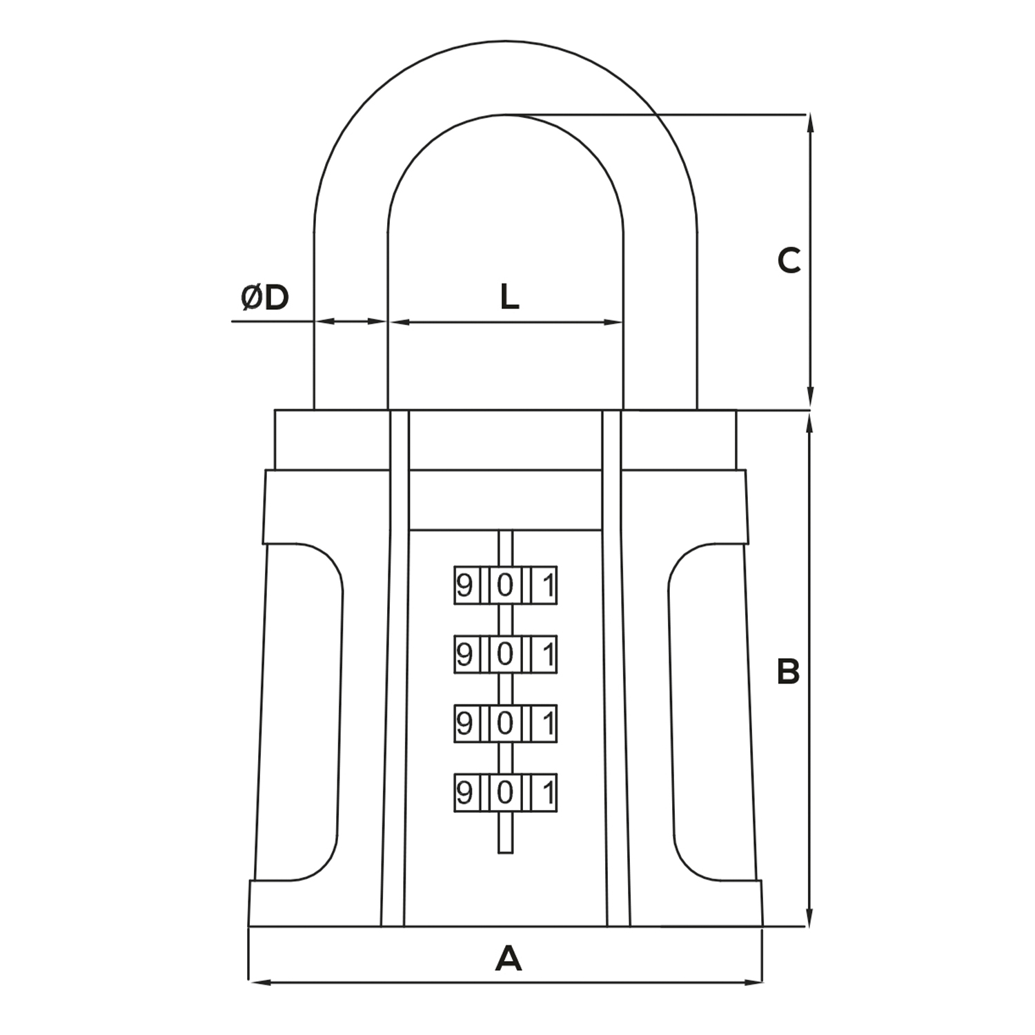 Black Force arco normal