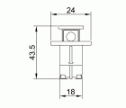Bloqueo interno para interruptor magnetotérmico