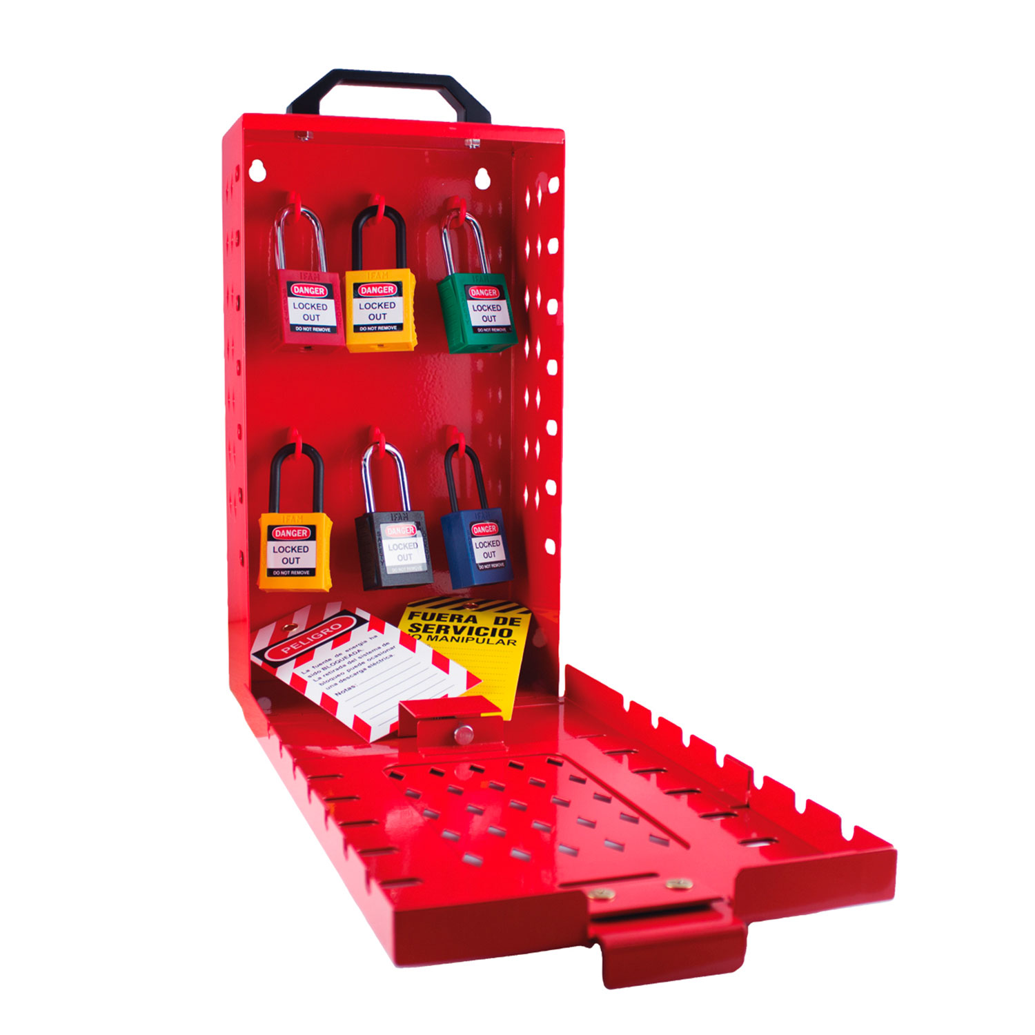 Caja vertical 14 candados