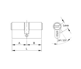Platinum M níquel leva larga