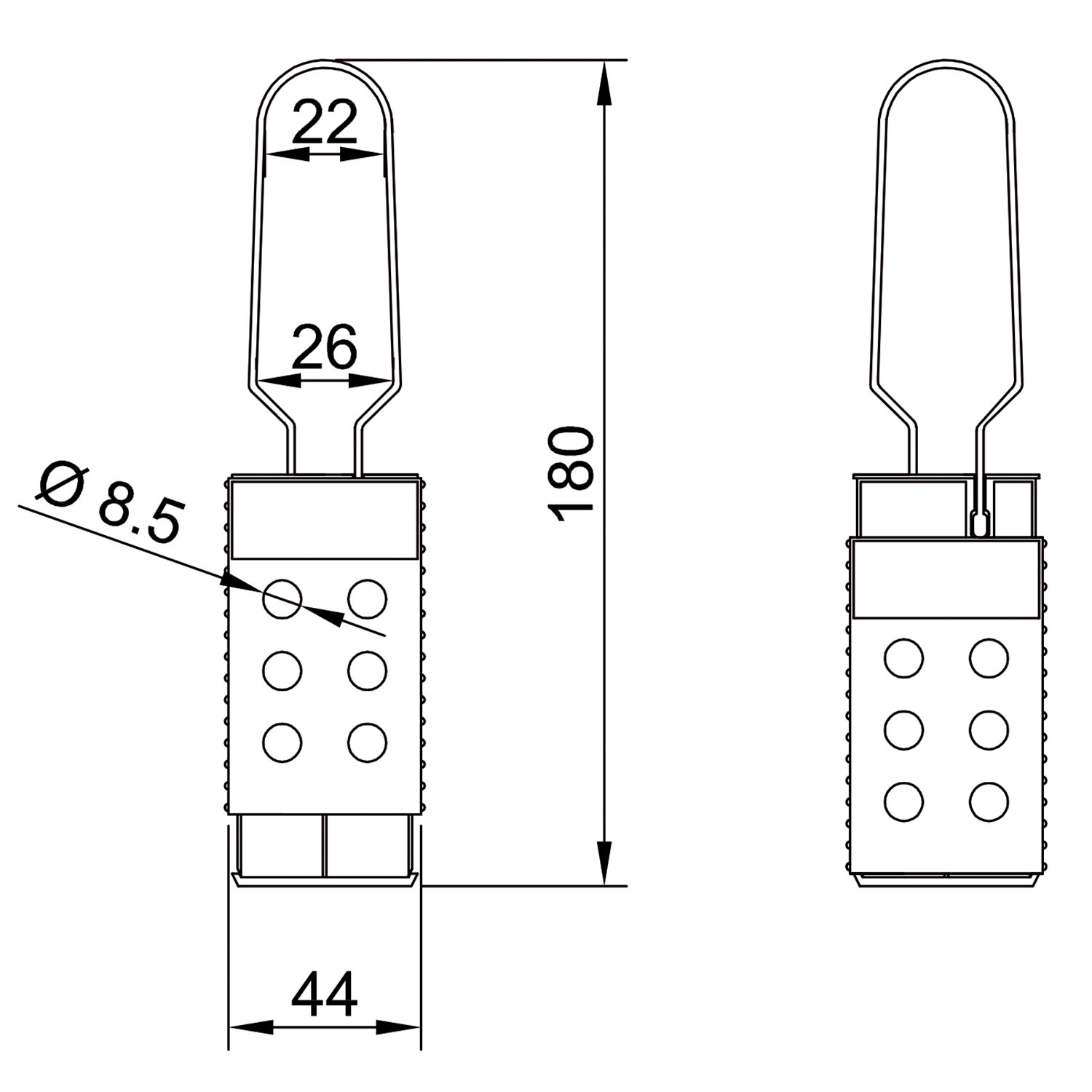 Portacandados múltiple %100 plástico