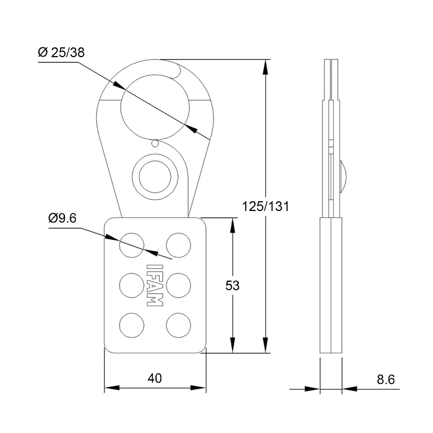 Portacandados múltiple PMI