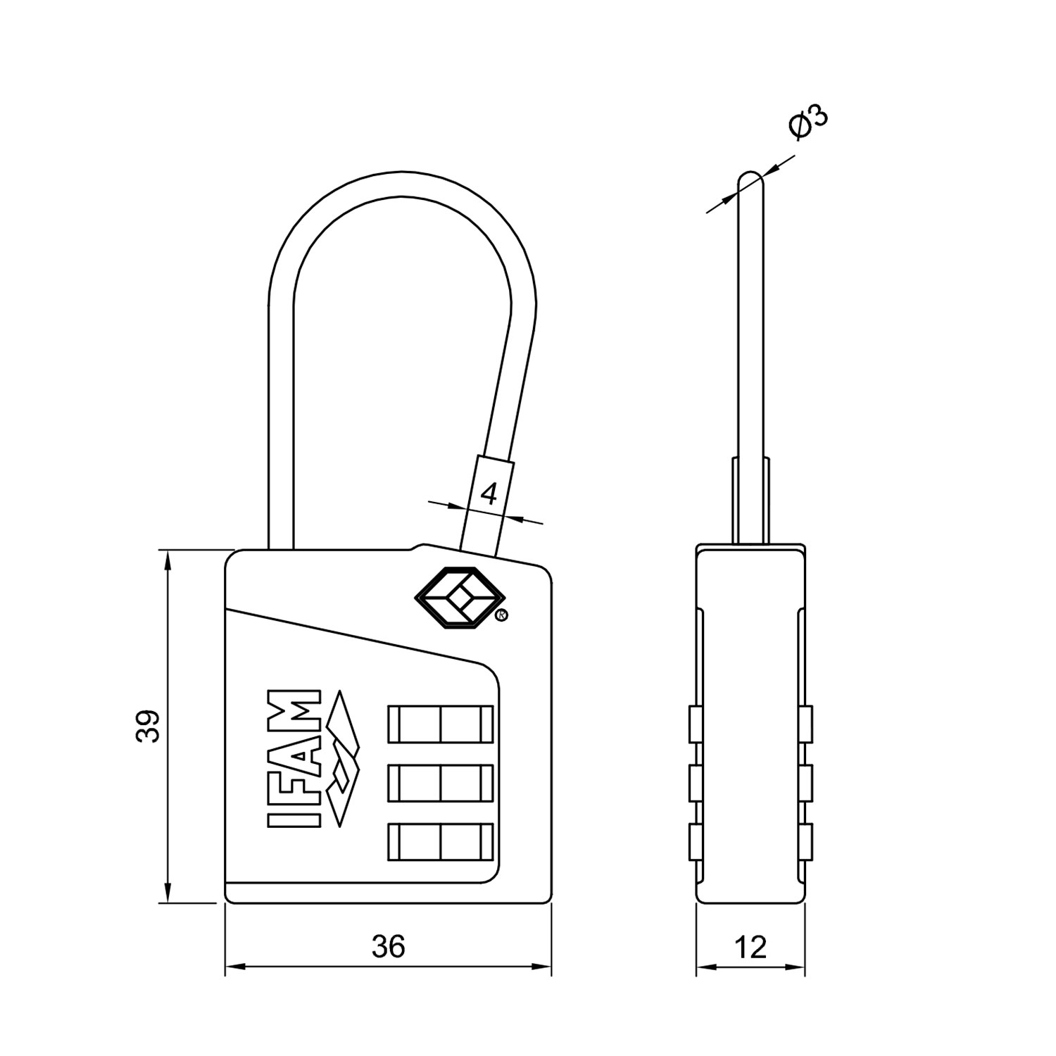 Serie TRYPLOCK CABLE