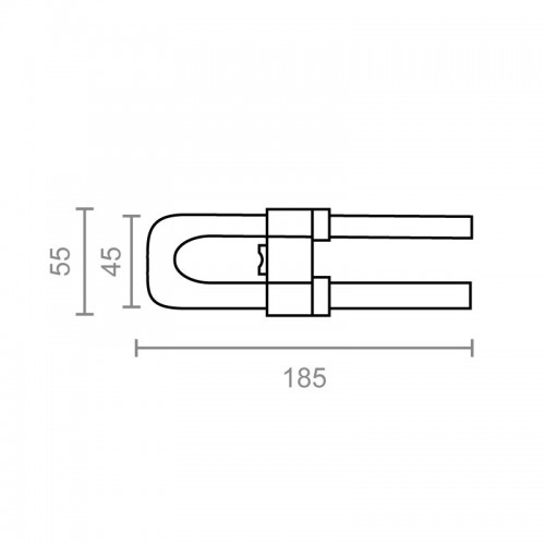 BL PROTECTOR TIRADOR ARMARIO SI08 185x45mm BL