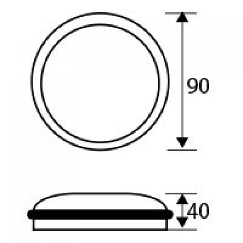 TOPE PUERTA RETENEDOR TP08 90mm IN
