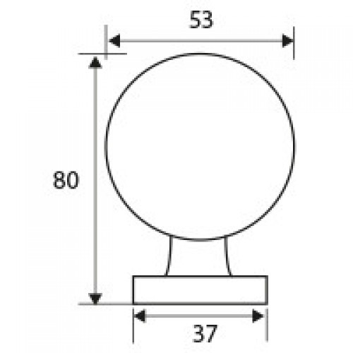 REMATE BOLA PMN05 53x80x37mm LP