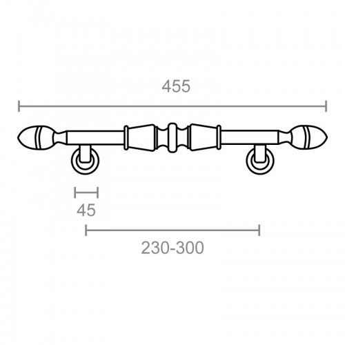 MANILLON DESPLAZADO MN06 230-300mm LP