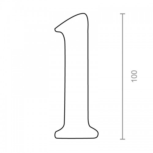 BL NUMERO LATON 1 NM01 100mm LP