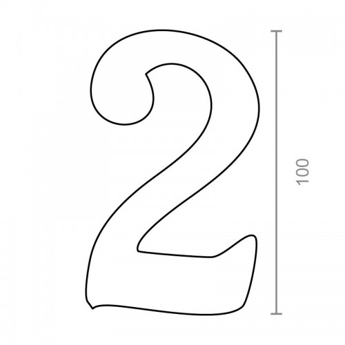 BL NUMERO LATON 2 NM01 100mm LP
