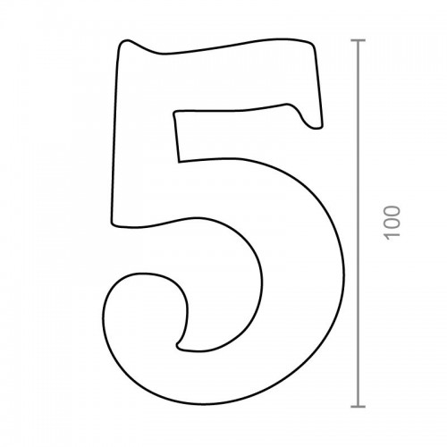 BL NUMERO LATON 5 NM01 100mm LP