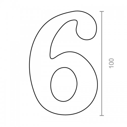 BL NUMERO LATON 6-9 NM01 100mm LP