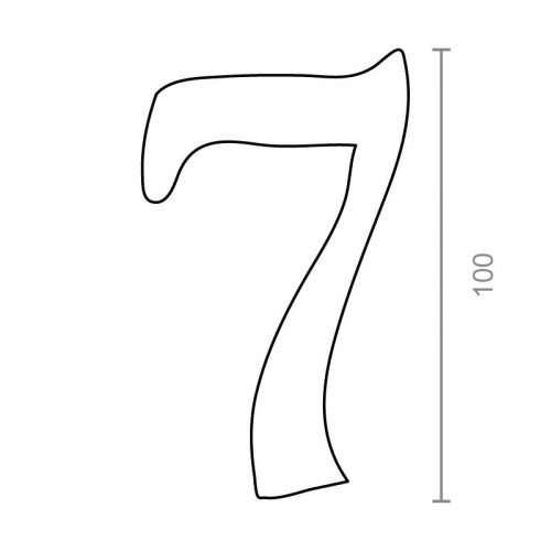 BL NUMERO LATON 7 NM01 100mm LP