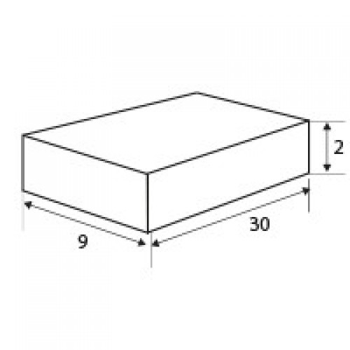 NEODIMIO BLOQUE IM30 30x9x2mm NI